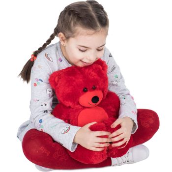 Soft Bear Giant Teddy Bear Large Stuffed Animal Toys Big Teddy Bear 10 Inches Red