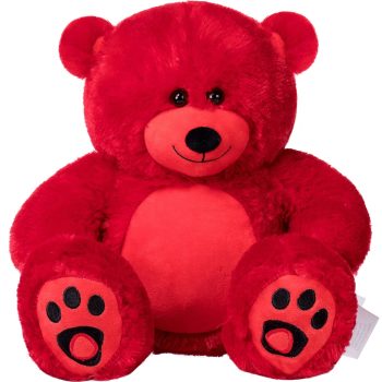 soft bear stuffed animal toys red 5351