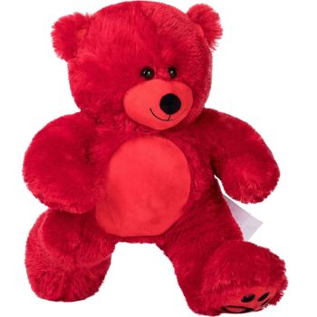 soft bear stuffed animal toys red 5352