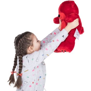 soft bear stuffed animal toys red 5357