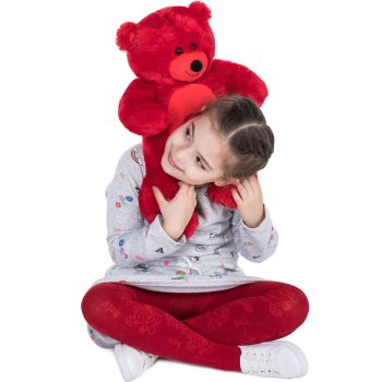 soft bear stuffed animal toys red 5360