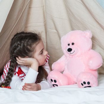 soft teddy bear pink 5246