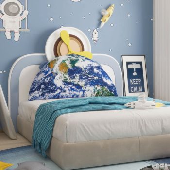 space themed headboard cushion earth 5805
