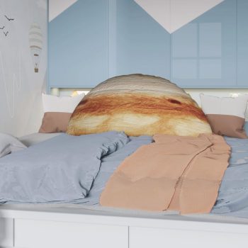 space themed headboard cushion jupiter 5817