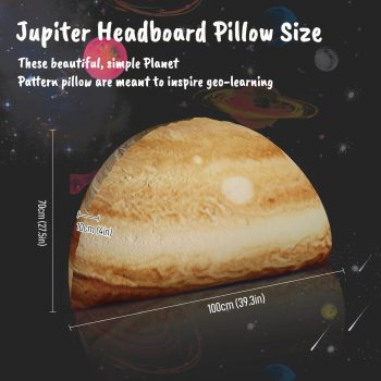 space themed headboard cushion jupiter 5819