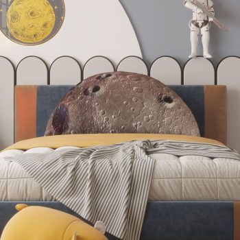 space themed headboard cushion moon 5821