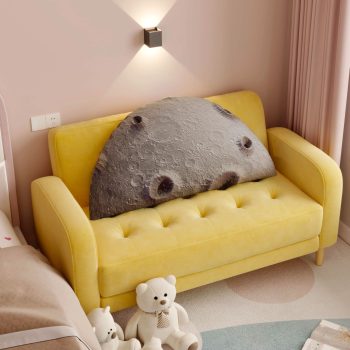 space themed headboard cushion moon 5824