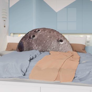 space themed headboard cushion moon 5825