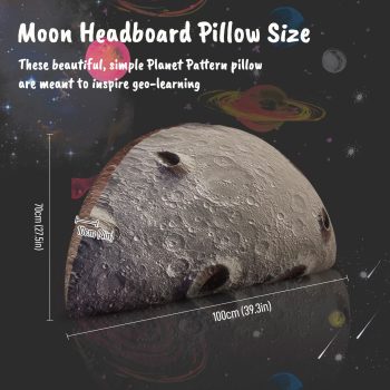 space themed headboard cushion moon 5826