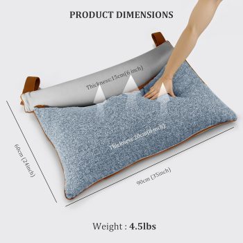 stylish bedroom wedge pillow 4951