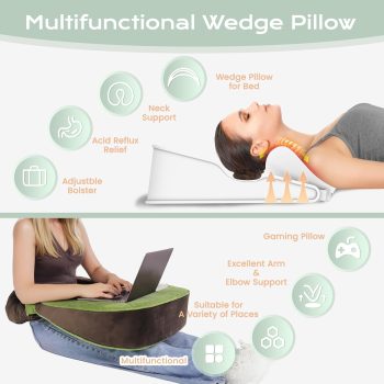Multifunction Support Pillow with Adjustable Reading Bolster 10 support pillow reading bolster 4839