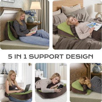 Multifunction Support Pillow with Adjustable Reading Bolster 13 support pillow reading bolster 4842