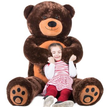 teddy bear 6foot dark brown 5115