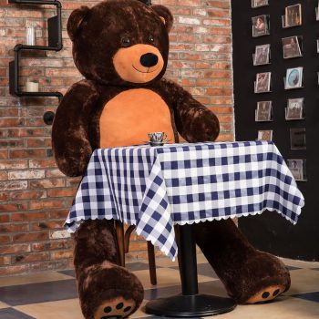 teddy bear 6foot dark brown 5116