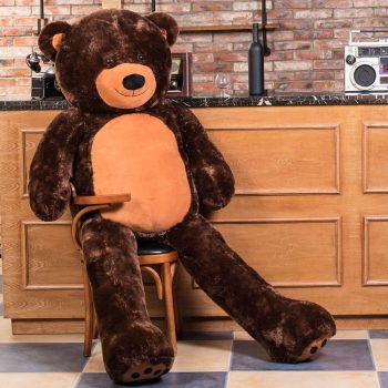 teddy bear 6foot dark brown 5120