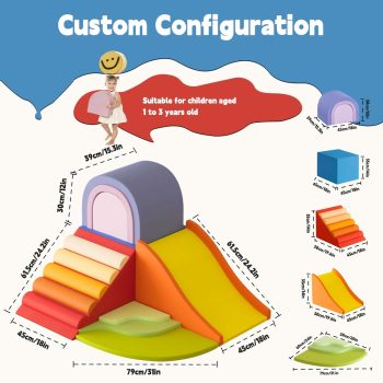toddler foam climbing tower slide 5799