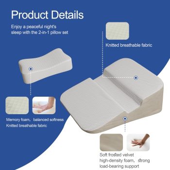 wedge pillow for shoulder pain relief 5707