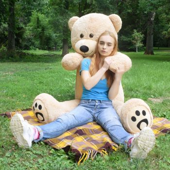 brown giant teddy bear 6185
