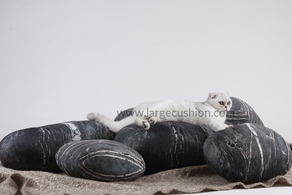Soft Stone Pillow Pebble Cushions Rock Pillows 4 Soft Stone Pillow Pebble Cushions Rock Pillows - Image 4