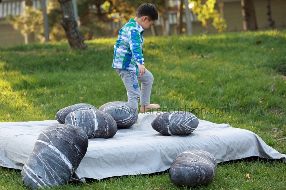 Soft Stone Pillow Pebble Cushions Rock Pillows 6 Soft Stone Pillow Pebble Cushions Rock Pillows - Image 6