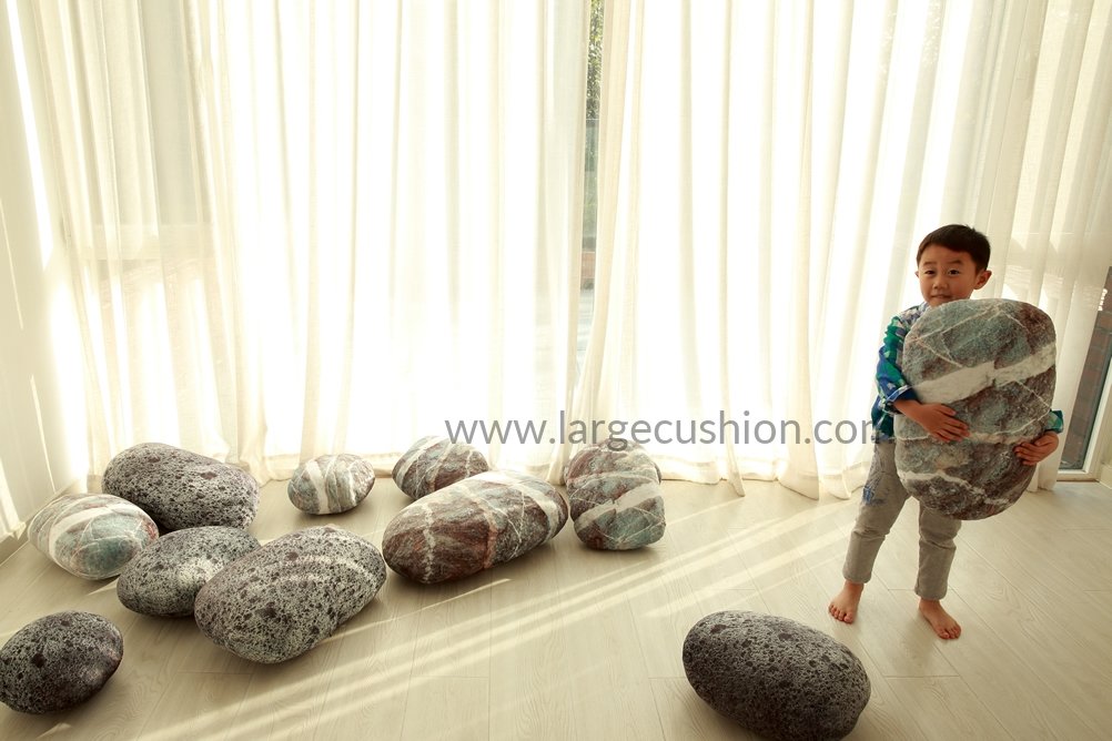 Soft Stone Pillow Pebble Cushions Rock Pillows 8 Soft Stone Pillow Pebble Cushions Rock Pillows - Image 8