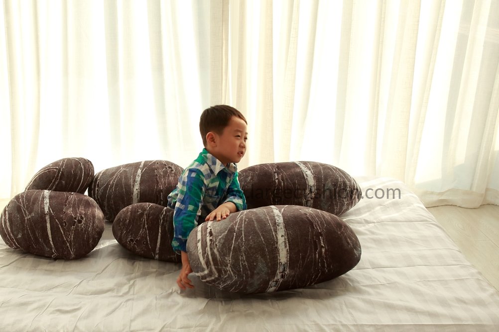 Soft Stone Pillow Pebble Cushions Rock Pillows 10 Soft Stone Pillow Pebble Cushions Rock Pillows - Image 10