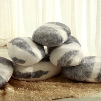 pebble stone floor pillow cushion 6244