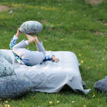 realistic stone design pillow 6237