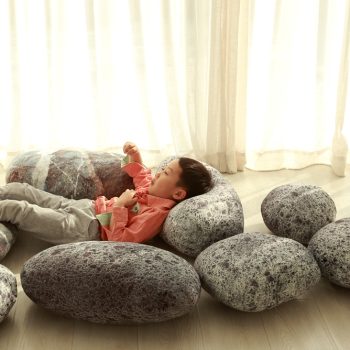 realistic stone design pillow 6242
