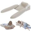 H-Shaped Ergonomic Pillow for Side Sleepers, Neck & Back Support