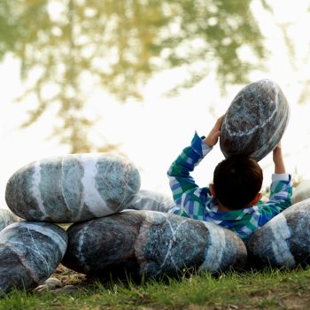 stone floor pillow cushion 6257
