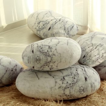 Soft Stone Cushions Stone Pillows Pebble Pillows 9 stone rock pillows 4243