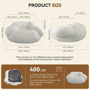 giant cloud bean bag chair 12