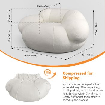 giant cloud bean bag chair 15