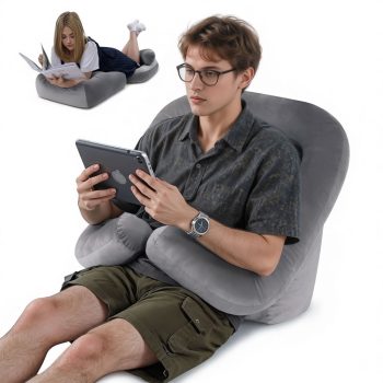 2-in-1 Adjustable Reading Pillow with Arm Rest for Pain Relief and Comfort