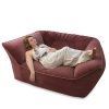 Oversized Bean Bag Sofa for Adults, High Back Corduroy Floor Lounger Couch