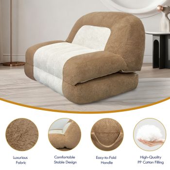 sleeper sofa bed folding futon chair 05