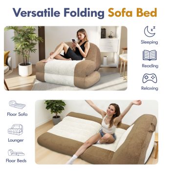 sleeper sofa bed folding futon chair 06