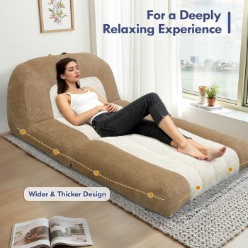 sleeper sofa bed folding futon chair 07