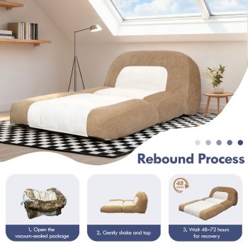 sleeper sofa bed folding futon chair 09