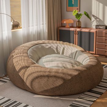 Soft Bean Bag Floor Lounger - Human Pet Bed, Plush, Washable, Cozy Design 10 soft bean bag human pet bed 02