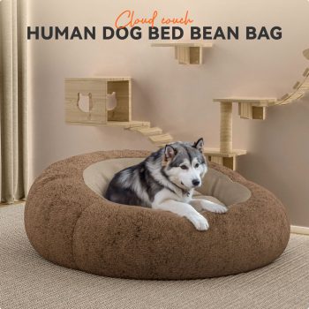 Soft Bean Bag Floor Lounger - Human Pet Bed, Plush, Washable, Cozy Design 13 soft bean bag human pet bed 05