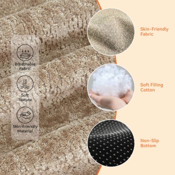 Soft Bean Bag Floor Lounger - Human Pet Bed, Plush, Washable, Cozy Design 16 soft bean bag human pet bed 08