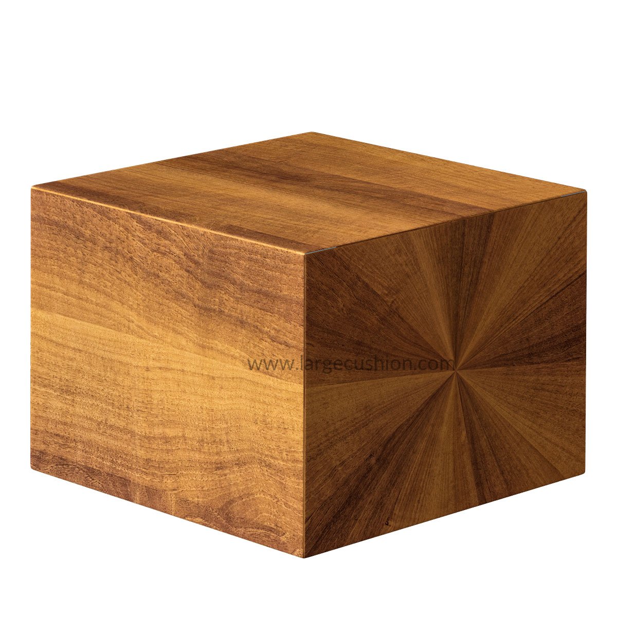 Versatile Ottoman Foot Stool, Modern Cube Pouf for Home Decor & Seating (Yellow Wood Grain) 1 Versatile Ottoman Foot Stool, Modern Cube Pouf for Home Decor & Seating (Yellow Wood Grain)