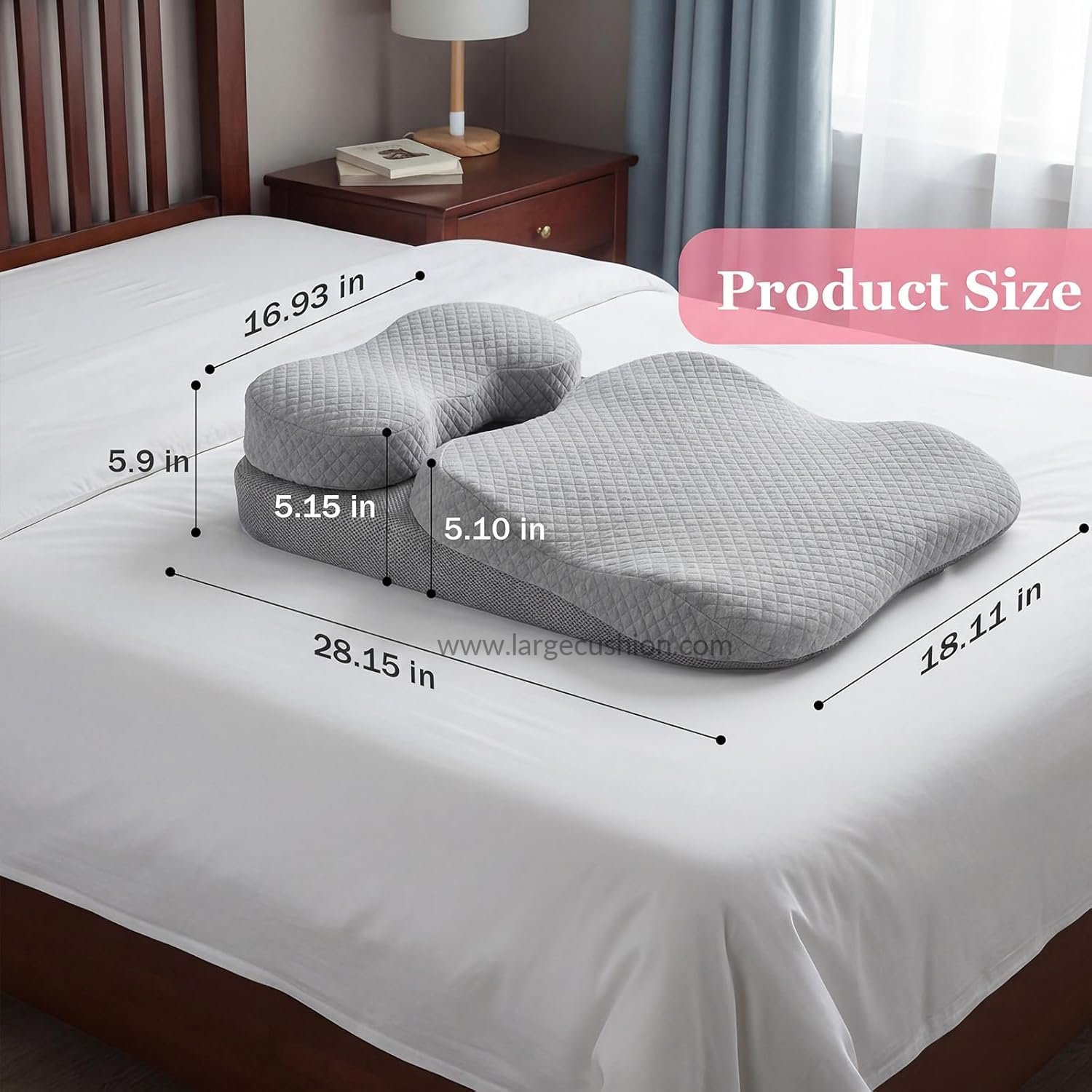 Adjustable Face Down Pillow for Eye Surgery, BBL, Massage, Sleeping 3 Adjustable Face Down Pillow for Eye Surgery, BBL, Massage, Sleeping - Image 3