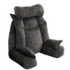 Ergonomic Body Support Reading Pillow with Armrests for Bed and Sofa