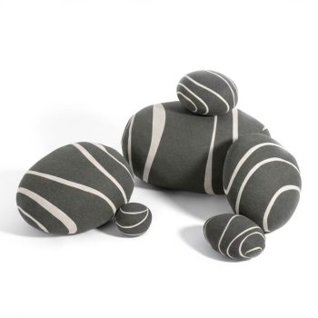 Neo-LivingStones Pebble Pillows Rock Pillows Pebble Cushions Set 23 livingstones pebble cushions 02