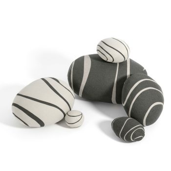 Neo-LivingStones Pebble Pillows Rock Pillows Pebble Cushions Set 25 livingstones pebble cushions 04
