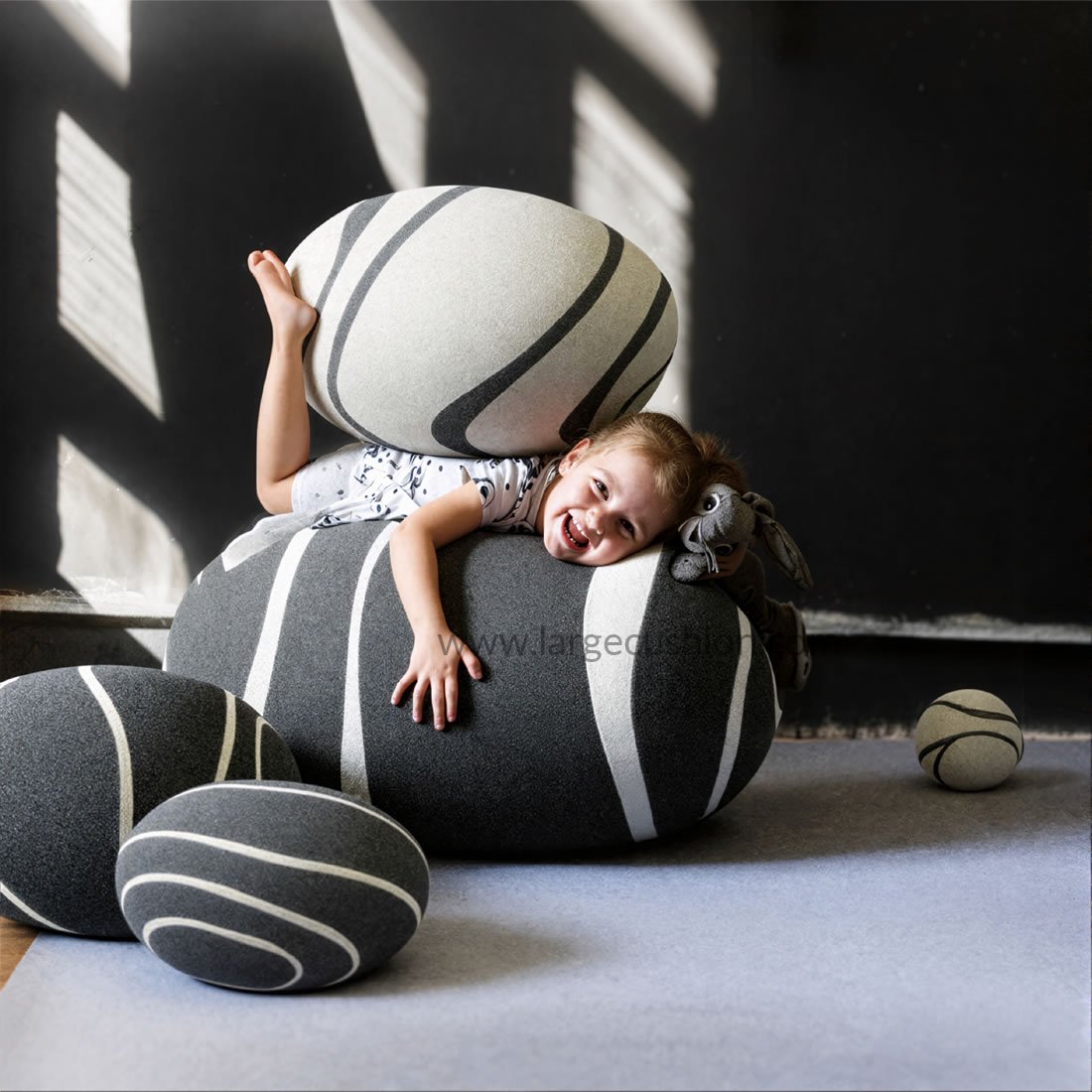Neo-LivingStones Pebble Pillows Rock Pillows Pebble Cushions Set 11 Neo-LivingStones Pebble Pillows Rock Pillows Pebble Cushions Set - Image 11