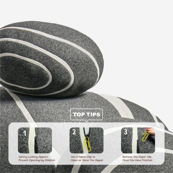 Neo-LivingStones Pebble Pillows Rock Pillows Pebble Cushions Set 34 livingstones pebble cushions 12